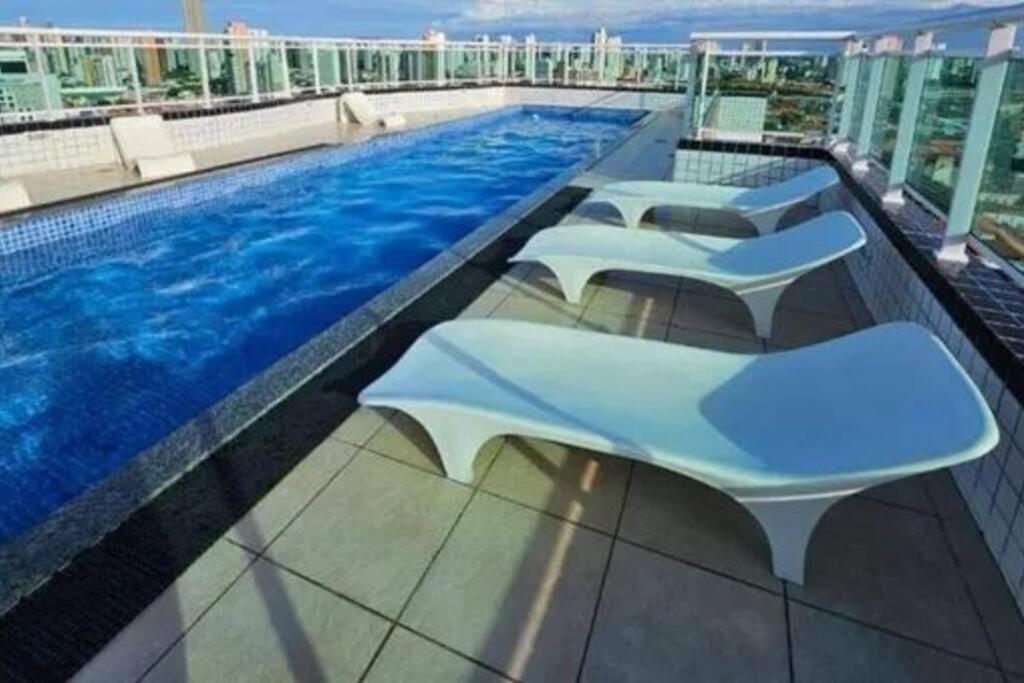 Apartment Com Piscina No Hooftop, 48m2 - Da Iracema- *